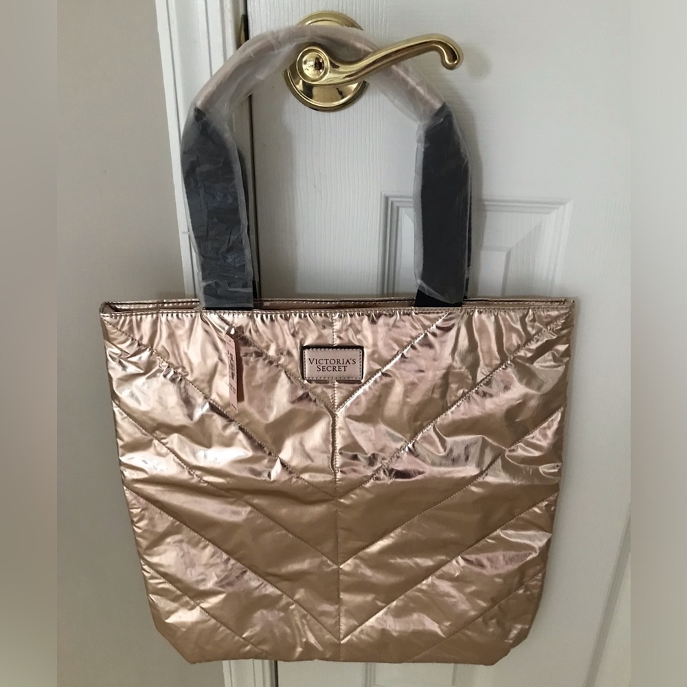 Victoria’s Secret Metallic Tote Bag